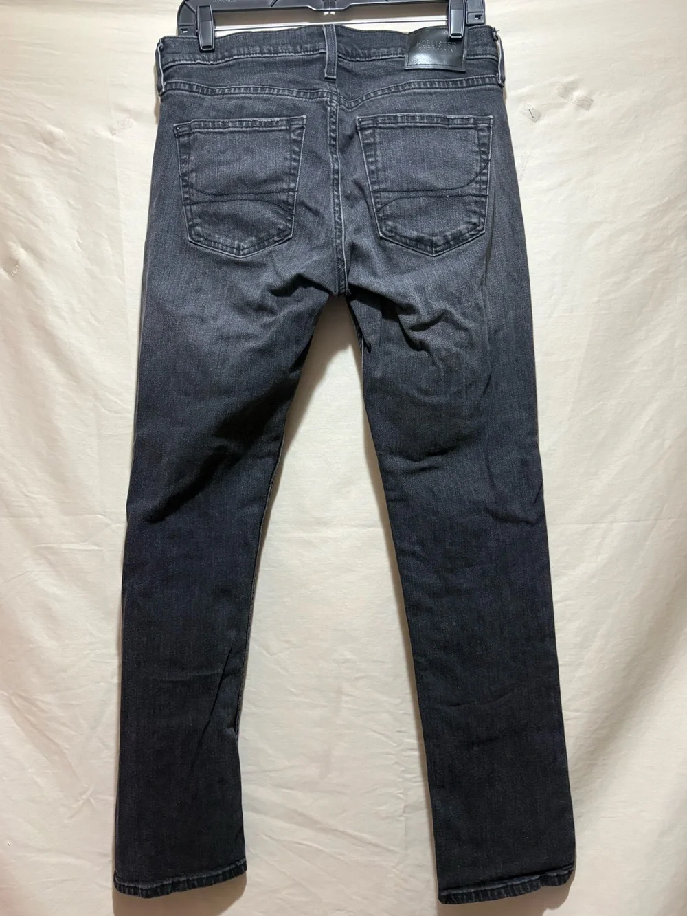 Hollister Men's 30x32 Slim Straight Jeans in Washed Charcoal